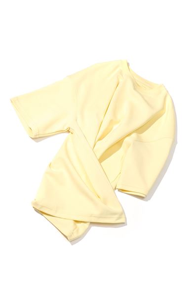 Argos Sarı Oversize %100 Pamuk Tshirt