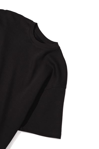 Argos Siyah Oversize %100 Pamuk Tshirt
