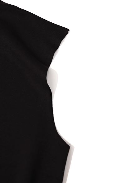 Raen Siyah Oversize Kolsuz %100 Pamuk Tshirt