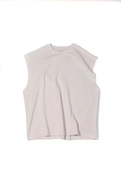 Raen Gri Oversize Kolsuz %100 Pamuk Erkek Tshirt