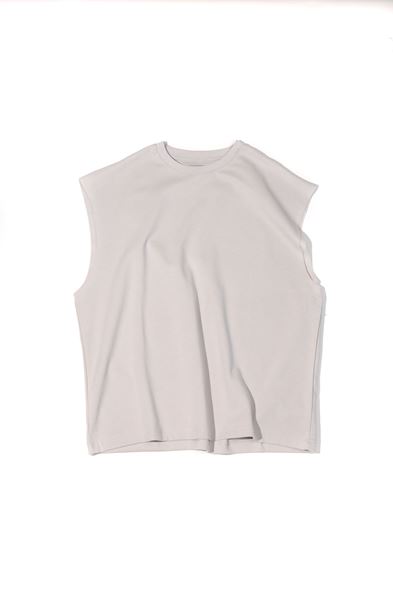 Raen Gri Oversize Kolsuz %100 Pamuk Tshirt