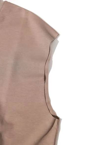 Raen Kahve Oversize Kolsuz %100 Pamuk Erkek Tshirt
