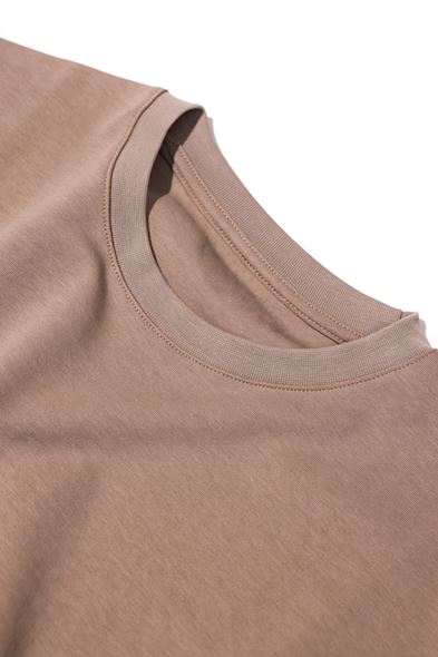 Raen Kahve Oversize Kolsuz Tshirt