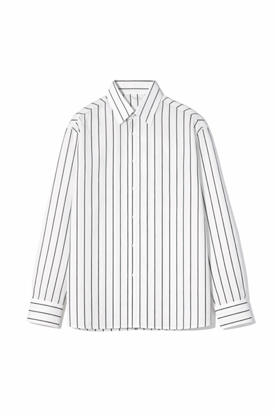 Tyre Çizgili Beyaz Gömlek