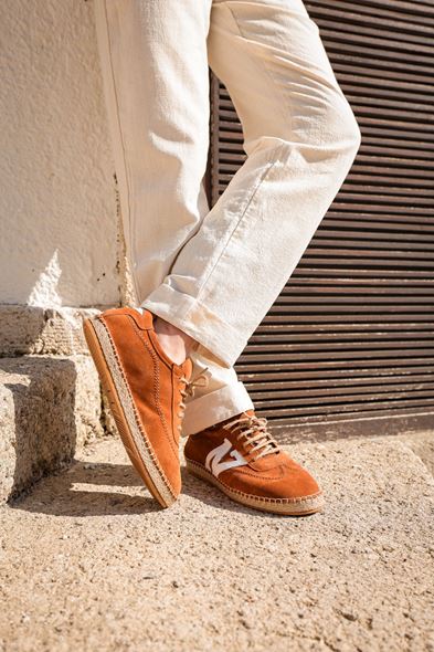 Zakintos Hakiki Deri Tarçın Espadril