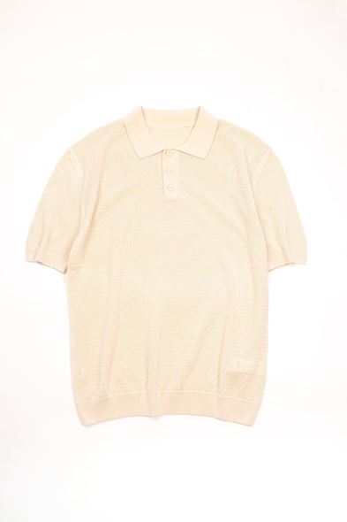 Rimo Bej Düğmeli Triko Tshirt