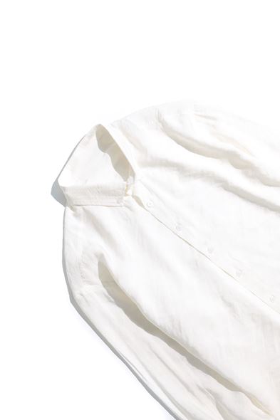 Vego Beyaz Oversize Gömlek