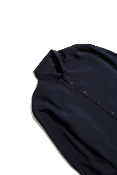 Vego Lacivert Oversize Gömlek