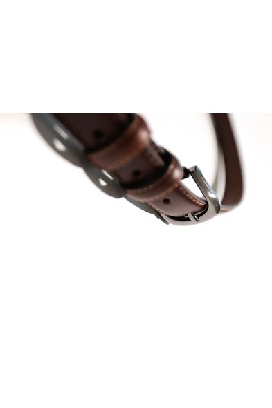 Moriva Kahve Cilt Deri Kemer