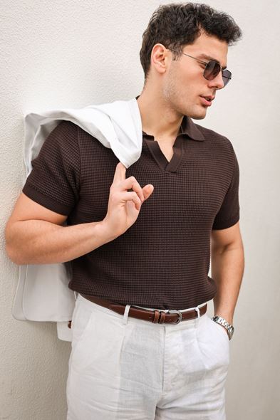 Moka Kahve Triko Tshirt