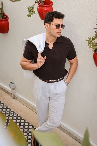 Moka Kahve Triko Tshirt