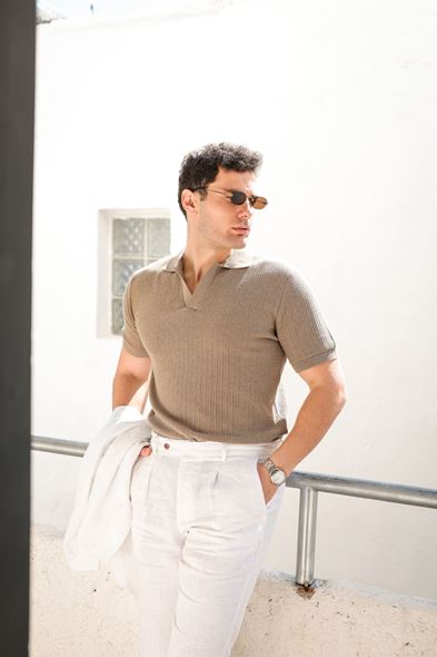 Talvo Bej Triko Tshirt