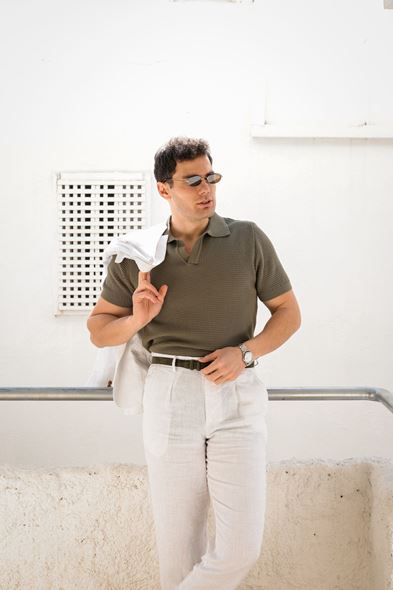 Moka Haki Triko Tshirt