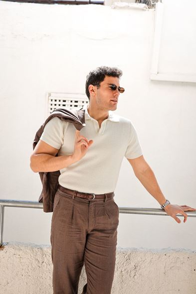 Moka Beyaz Triko Tshirt