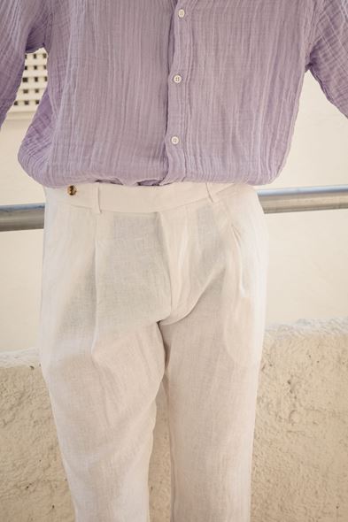 Giardino Beyaz Pantolon