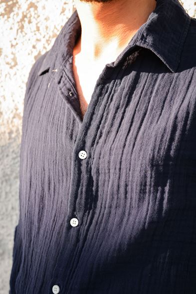 Maldiv Lacivert Gömlek