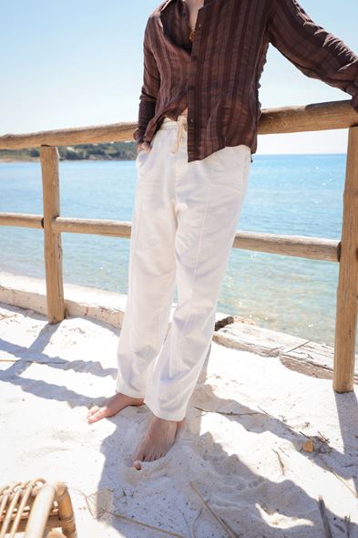 Telar Beyaz Pantolon