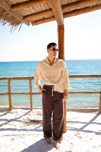 Vego Sarı Oversize Gömlek