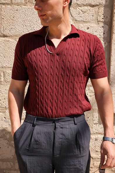 Sable Bordo Triko Tshirt