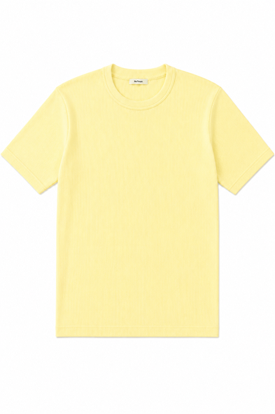 Mistral Sarı Pamuklu Tshirt