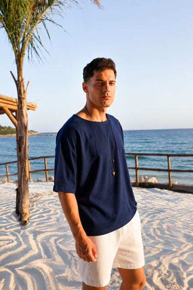 Rio Lacivert Oversize Tshirt