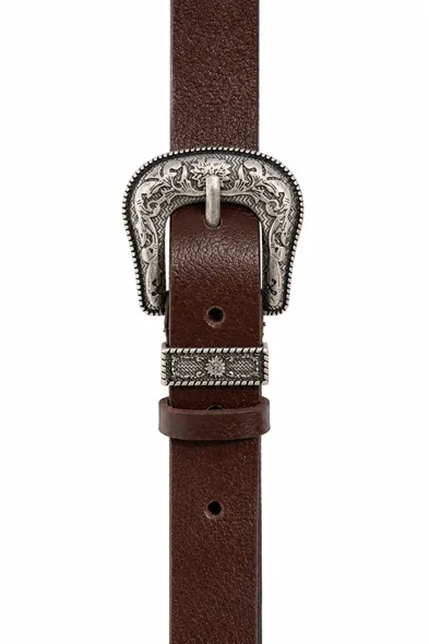 Viking Kahve Cilt %100 Deri Retro Erkek Kemer 