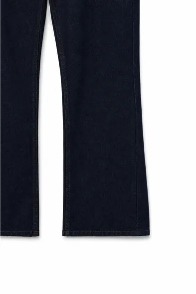 Rigg Navy Bootcut Lüks Street %100 Pamuk Denim Erkek Kot Pantolon