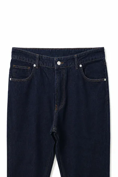 Rigg Navy Bootcut Lüks Street %100 Pamuk Denim Erkek Kot Pantolon