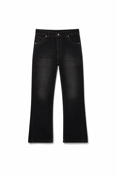 Rigg Siyah Bootcut Lüks Street %100 Pamuk Denim Erkek Kot Pantolon