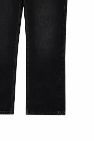 Rigg Siyah Bootcut Lüks Street %100 Pamuk Denim Erkek Kot Pantolon