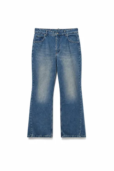 Rigg Buz Mavisi Bootcut Lüks Street %100 Pamuk Denim Erkek Kot Pantolon