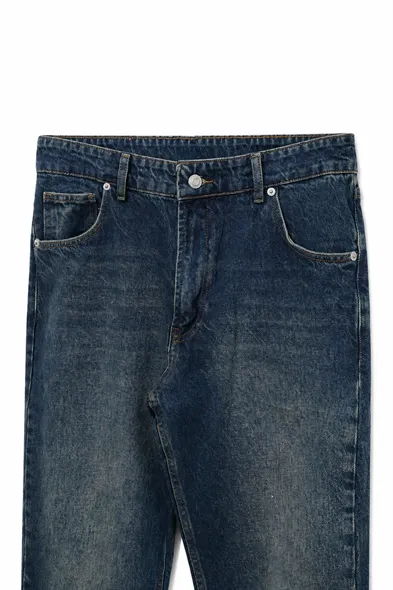 Rigg Mavi Bootcut Lüks Street %100 Pamuk Denim Erkek Kot Pantolon