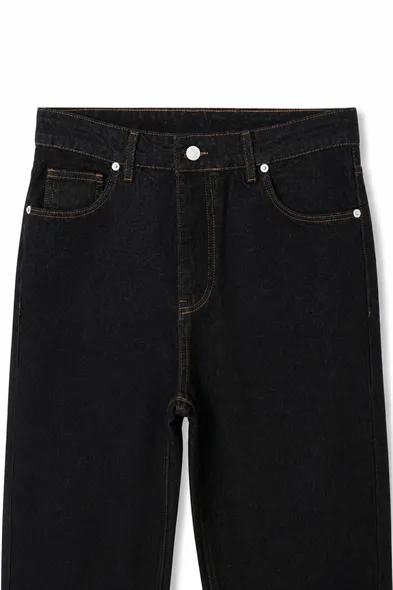 Crowe Antrasit Baggy Street %100 Pamuk Denim Erkek Kot Pantolon