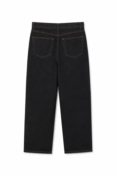 Crowe Antrasit Baggy Street %100 Pamuk Denim Erkek Kot Pantolon