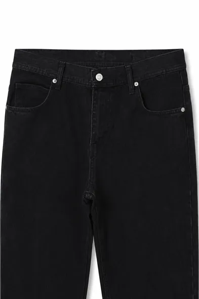 Mack Siyah Regular Confort Street %100 Pamuk Denim Erkek Kot Pantolon