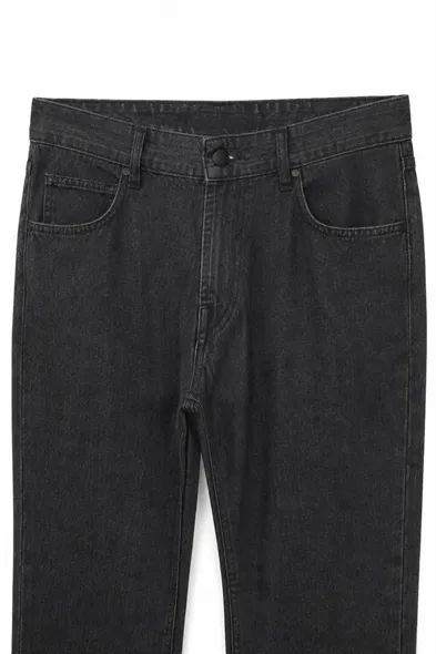 Brick Siyah Tapered Delüks Street %100 Pamuk Denim Erkek Kot Pantolon