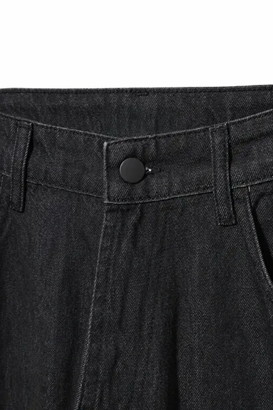 Brick Siyah Tapered Delüks Street %100 Pamuk Denim Erkek Kot Pantolon
