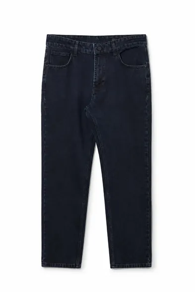 Brick Blue Black Tapered Delüks Street %100 Pamuk Denim Erkek Kot Pantolon