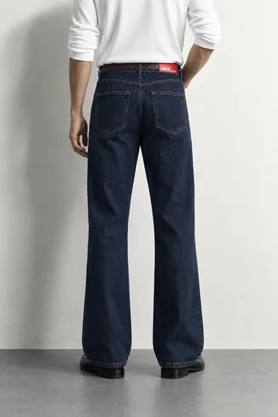Rigg - Navy - Bootcut Lüks Street - %100 Pamuk Denim - Erkek Kot Pantolon