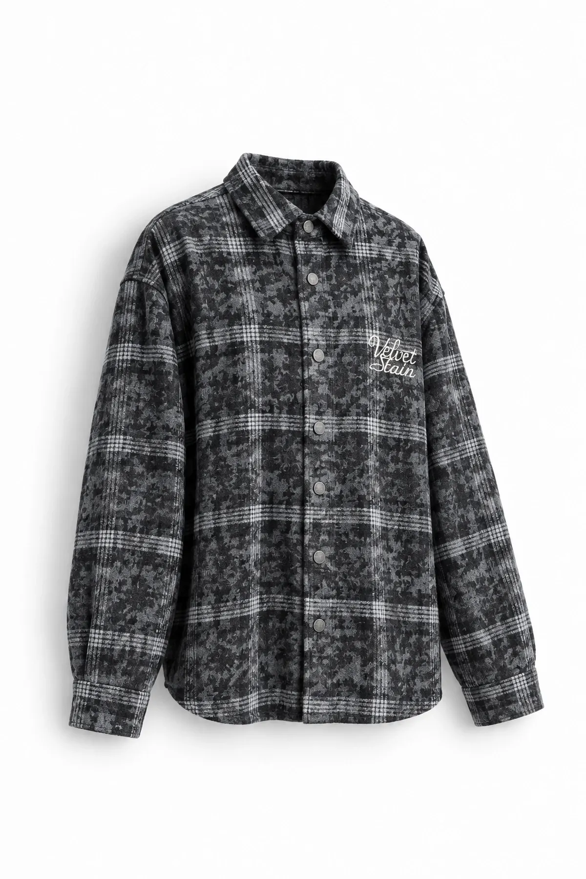 Stain - Antrasit - Regular Fit - Kaşe - Erkek Ceket