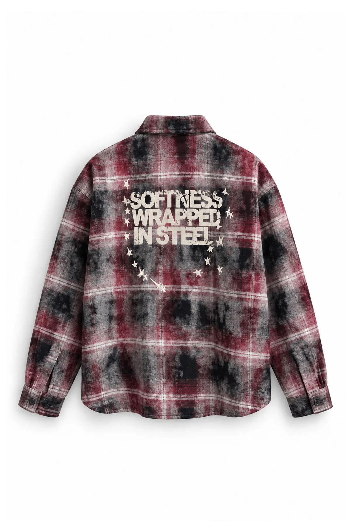 Softness - Kırmızı - Regular Fit - Kaşe - Erkek Oduncu Gömlek