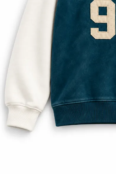 Nine Ravage - Petrol - Oversize Fit - Erkek Sweatshirt