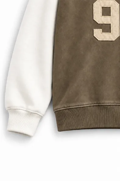 Nine Ravage - Taba - Oversize Fit - Erkek Sweatshirt