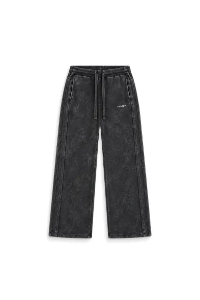 Floyd - Siyah - Oversize Fit - Fermuarlı Erkek Ceket ve Erkek Eşofman Takımı