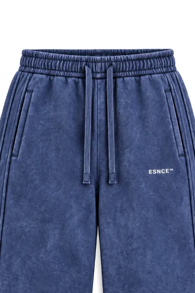 Floyd - Lacivert - Oversize Fit - Fermuarlı Erkek Ceket ve Erkek Eşofman Takımı