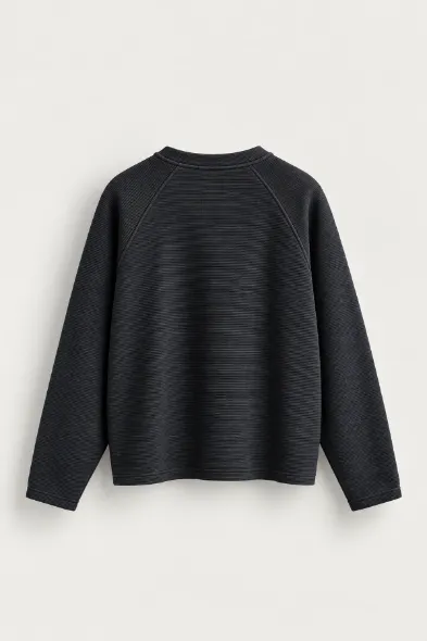 Dreaming - Siyah - Boxy Fit - Erkek Sweatshirt