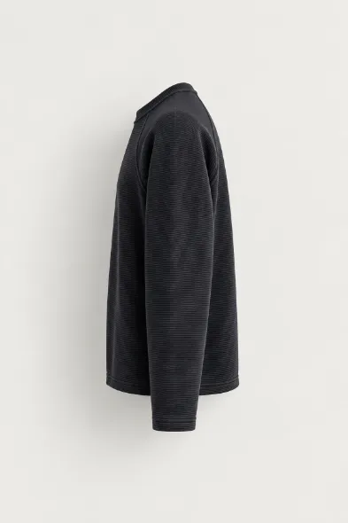 Dreaming - Siyah - Boxy Fit - Erkek Sweatshirt