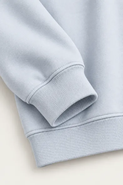 Blacklight - Bebe Mavi - Uzun Kollu Erkek Sweatshirt
