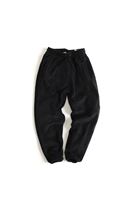 Siyah Polar Lastikli Paçalı Jogger Pantolon