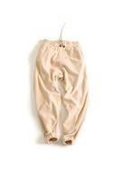 Bej Polar Lastikli Paçalı Jogger Pantolon